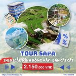 Tour Sapa 2N1Đ | Cầu Kính Rồng Mây – Bản Cát Cát