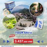 Tour Sapa 4N3Đ | Phố cổ Hà Nội – Lao Chải- Hàm Rồng/Phan Xi Păng