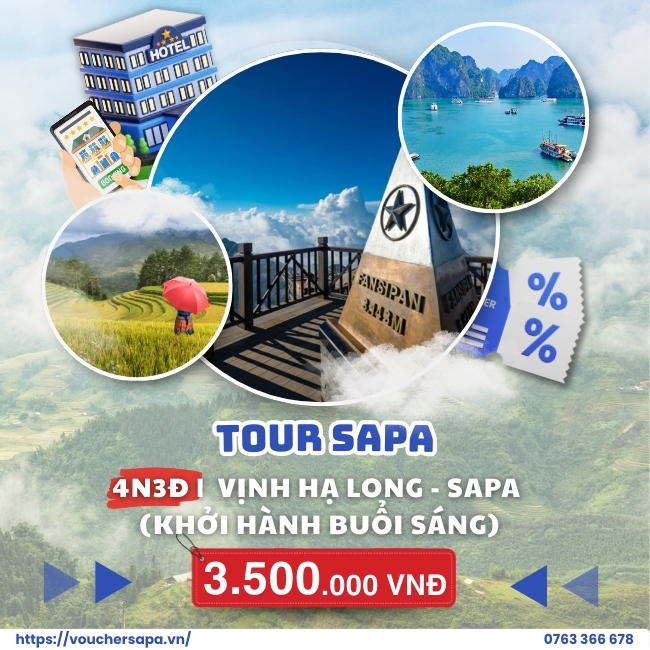 Tour Sapa 4N3Đ | Vịnh Hạ Long - Sapa (khởi hành buổi sáng)