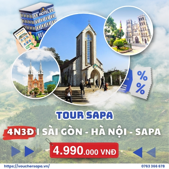 Tour Sapa 4N3Đ | Sài Gòn - Hà Nội - Sapa