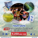 Tour Sapa 5N4Đ | Cao Nguyên Đá – Lũng Cú – Bản Cát Cát – Fansipan